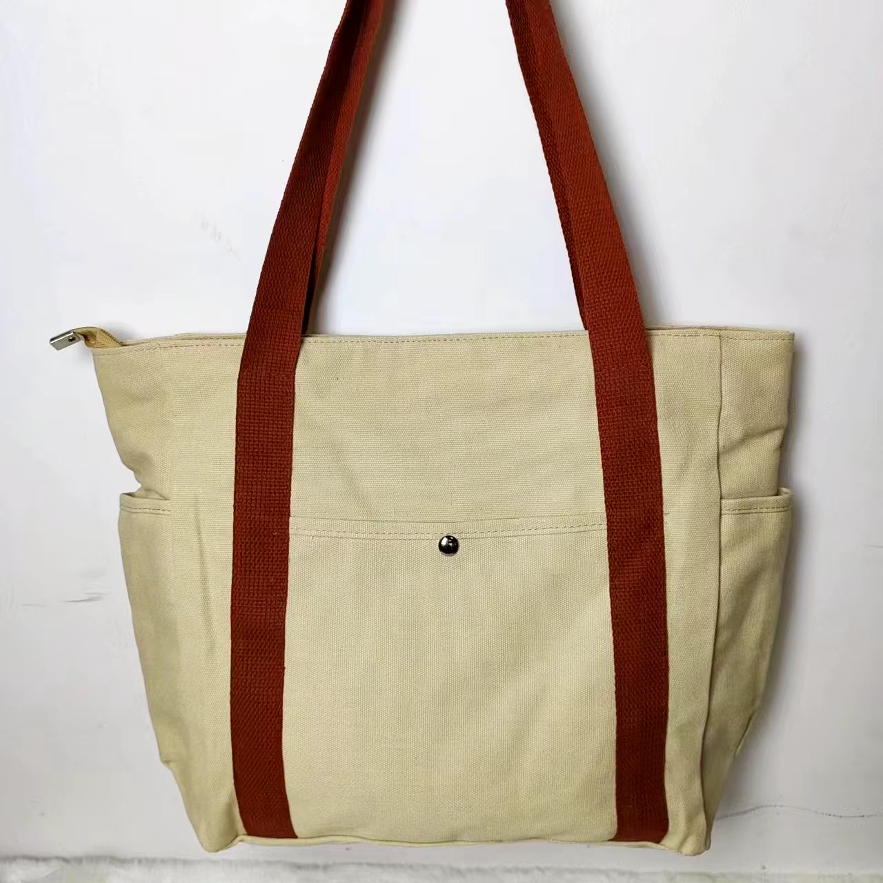 Stylish Large Capacity Canvas Tote Bag - Perfect for Work, College, and Daily Commuting!