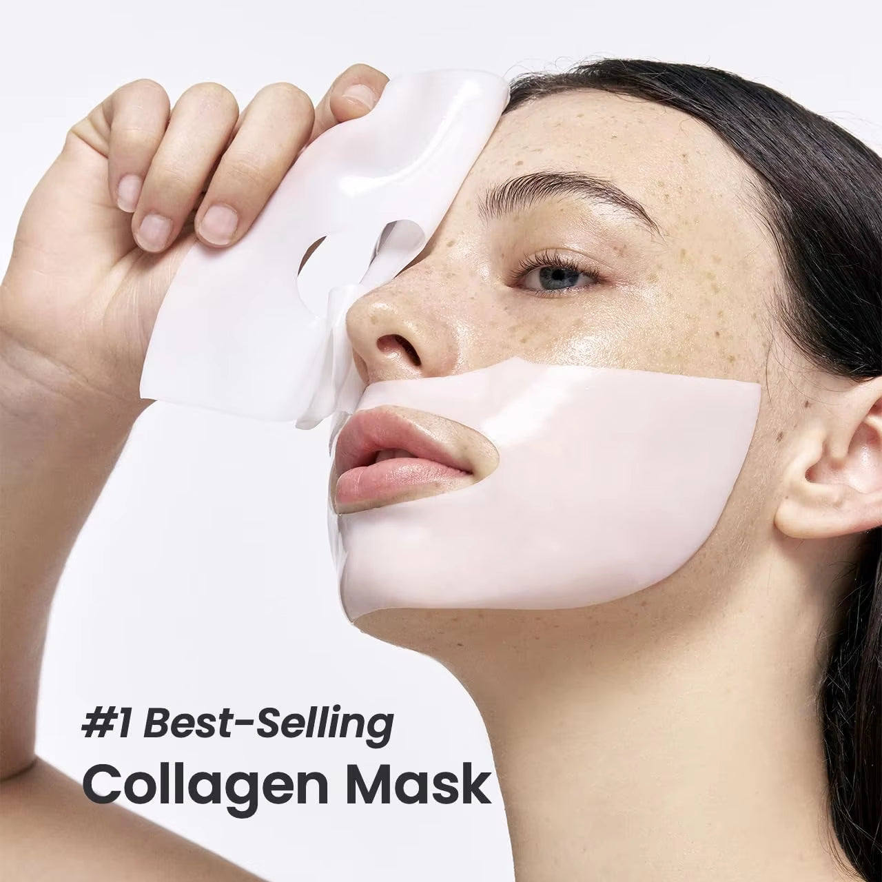 Revitalize Your Skin Overnight with Bio-Collagen Deep Hydrating Hydrogel Mask - 16 Pack for Pore Minimizing & Improved Elasticity!