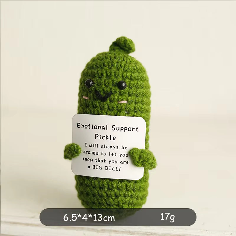 Charming Positive Energy Handmade Crochet Fruit and Veggie Dolls