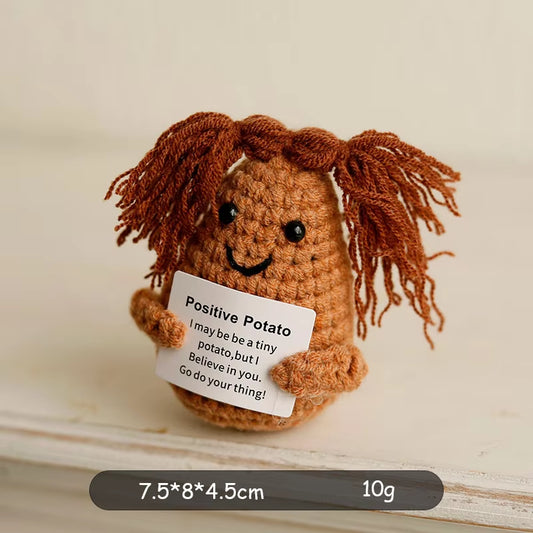 Charming Positive Energy Handmade Crochet Fruit and Veggie Dolls