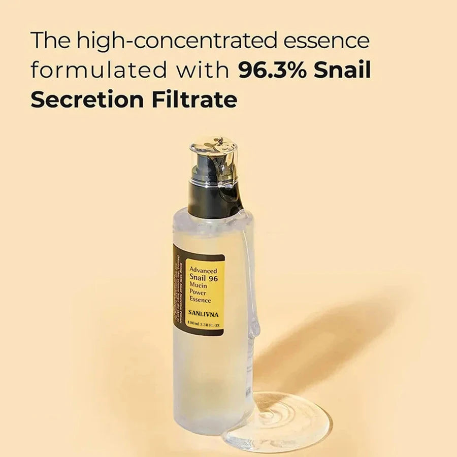 Revitalize Your Skin with 96% Snail Mucin Essence - Anti-Aging, Firming, and Brightening Formula for Youthful Radiance!