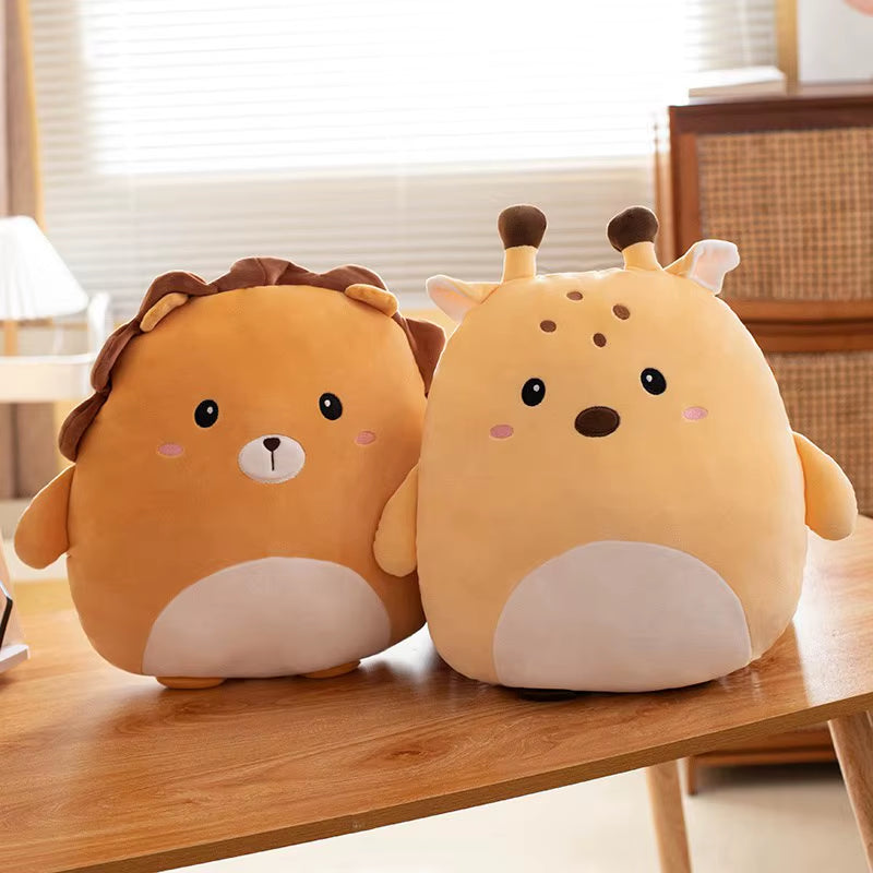 Adorable 40cm Kawaii Animal Plush Pillows - Penguin, Pig, Rabbit, Panda & Crab - Perfect Soft Gifts for Kids!