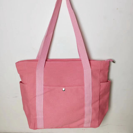 Stylish Large Capacity Canvas Tote Bag - Perfect for Work, College, and Daily Commuting!